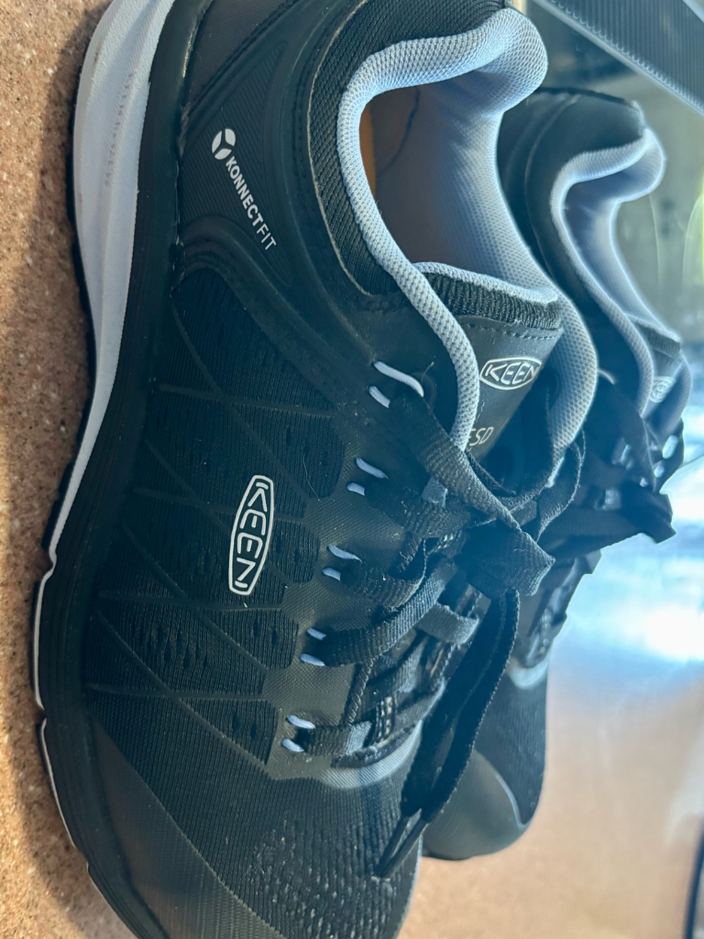 Keen Utility Slip-Resistant Shoe with Yellow Insole and Composite Safety Toe
